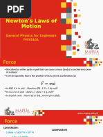 Newton's Laws of Motion