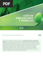 Siglário - Lista de Abreviaturas e Símbolos