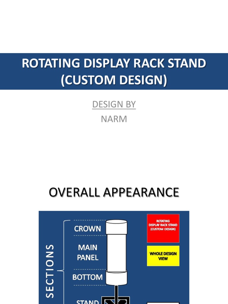 Rotating Display Rack Stand | PDF | Home & Garden
