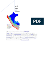 Clima Del Perú