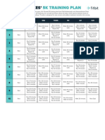 Dean K Training Plan