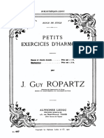 Ropartz, G - Petits Exercices D'harmonie (2) Réalisations PDF