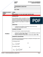 Lab Manual 3.3 - LEVEL 1 - Measurement of Flow Over Broad Crestedsharp Crested Weir.