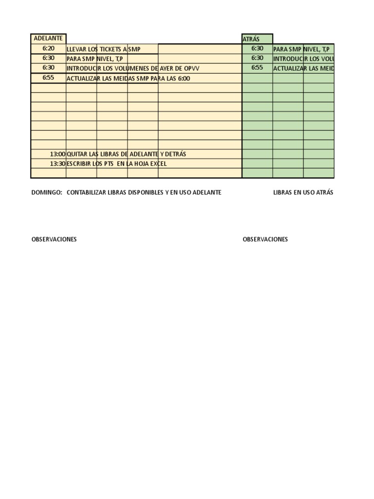 RUTINAS | PDF