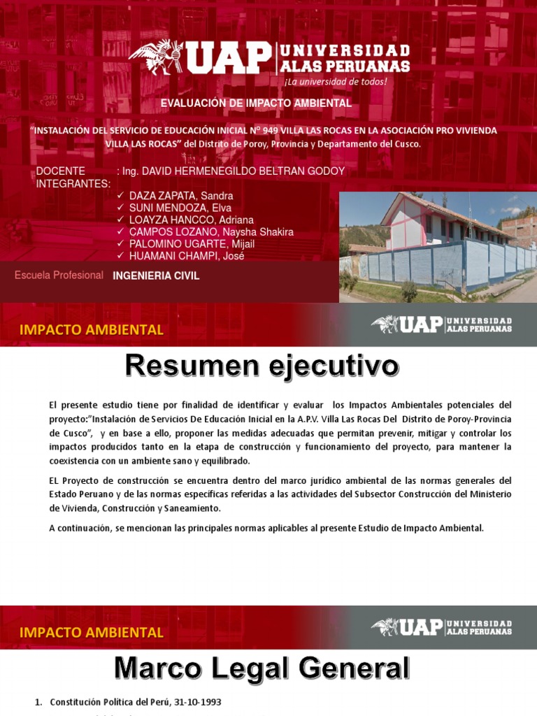 Evaluación de Impacto Ambiental en Cusco | PDF | Residuos | Contaminación