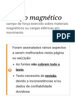 Campo Magnético – Wikipédia, A Enciclopédia Livre