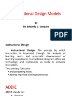 Instructional Design Models PDF