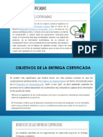 ENTREGA CERTIFICADA