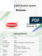 Britannia Sales and Distribution System