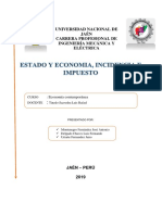 ECONOM ÍA Y ESTADO Trabajo 2 Enonomia