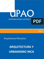 Urbanismo y Arquitectura Inca