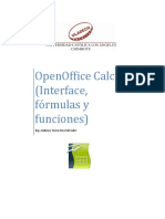 OpenOffice Calc (Interface, Fórmulas y Funciones)