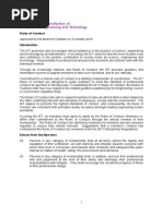 ICE Professional Conduct Code Overview | PDF | Bribery | Plagiarism