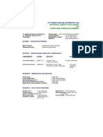 Aquaproof 1K Material Safety Data Sheet