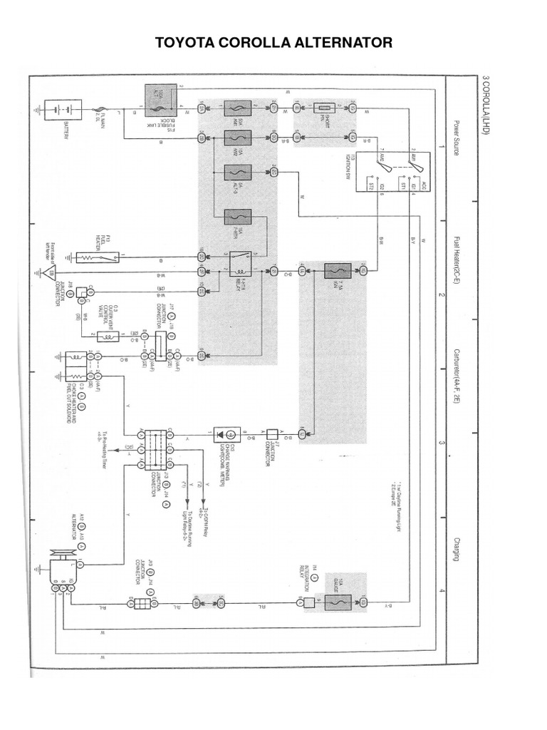 Toyota Alternator Wiring Diagram