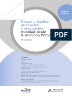 Drogas y Familia Prevención y Orientación Abordaje Desde La Atención Primaria Consejeria ( (Z) ) PDF