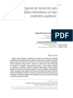 Dialnet ProgramasDeIntervencionParaEstudiantesUniversitari 7044246 PDF