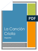 La Canción Criolla