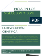 La revolución científica SXVI-XVII