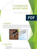 Diseño y Obtimización de Un Ventilador