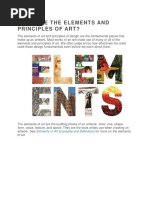 What Are the Elements and Principles of Art