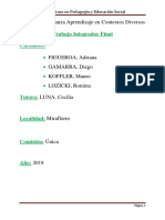 Informe Enseñanza-Aprendizaje