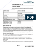 MSC Accounting & Finance in Southampton University