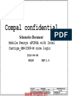 Compal confidential Schematics Document for Mobile Penryn uFCPGA with Intel Cantiga_GM+ICH9-M core logic