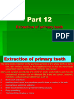 Extraction of Primary Teeth