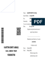 Kartini Binti Amaq: Name: Date of Birth: Sex: Nationality