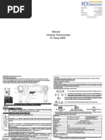 Manual Infrared Thermometer Hi Temp 2400