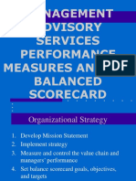 Management Advisory Services Performance Measures and The Balanced Scorecard