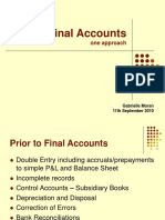 Qn1 - Final Accounts: One Approach