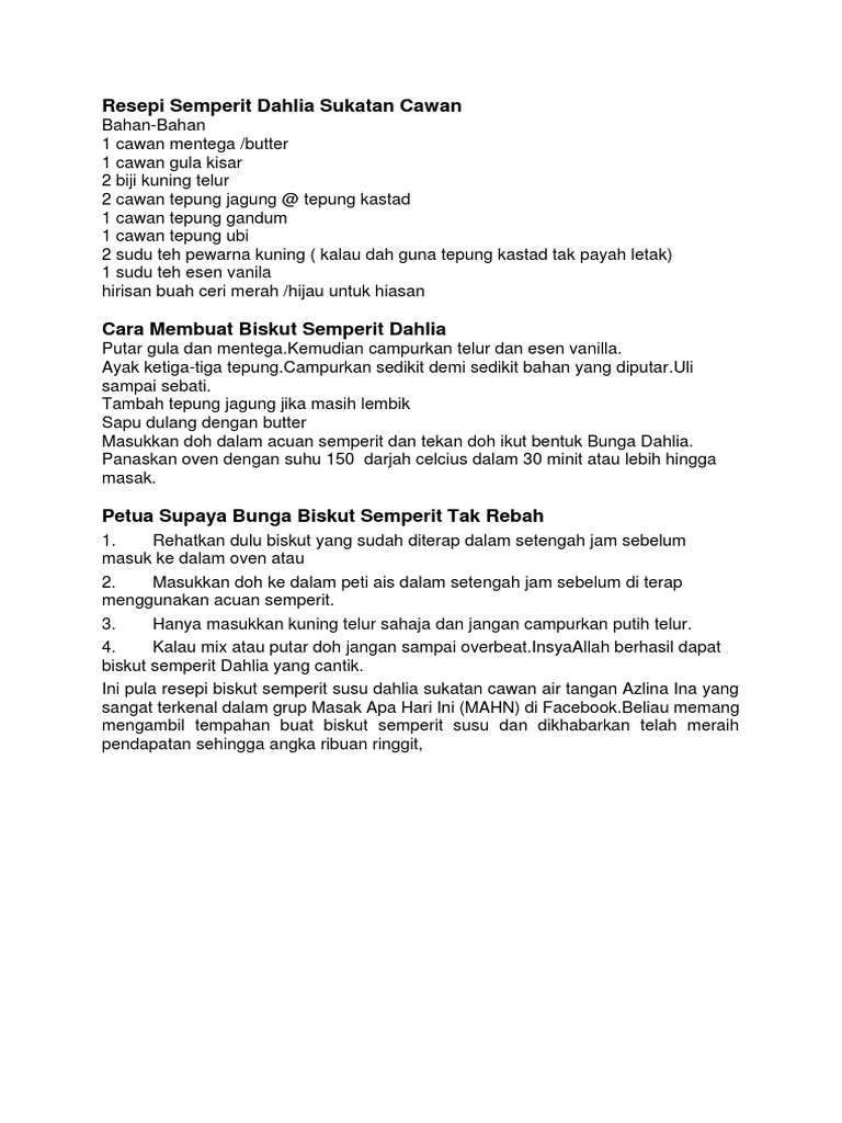 Resepri Kuih Raya Pdf