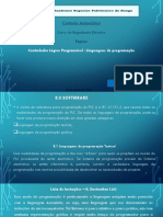 Controle Automático: Linguagens de Programação PLC