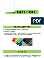 Acromatopsia: Visión en blanco y negro