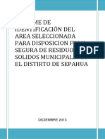 Estudio Seleccion Sepahua