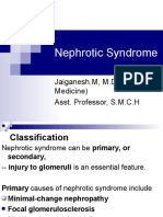 Nephrotic Syndrome: Jaiganesh.M, M.D (General Medicine) Asst. Professor, S.M.C.H