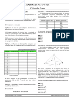 4ª Revisão. Matemática. Enem