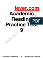 Ieltsfever Academic Reading Practice Test 9 PDF