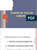 Teorías de Acto de Comercio PDF