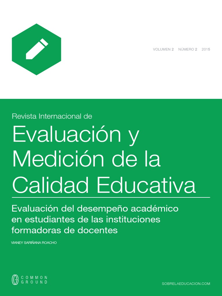 Evaluación y Medición de La Calidad Educativa | PDF | Evaluación | Ensayos