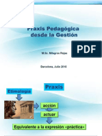 Praxis Pedagogica Desde La Gestion - Milagros Rojas