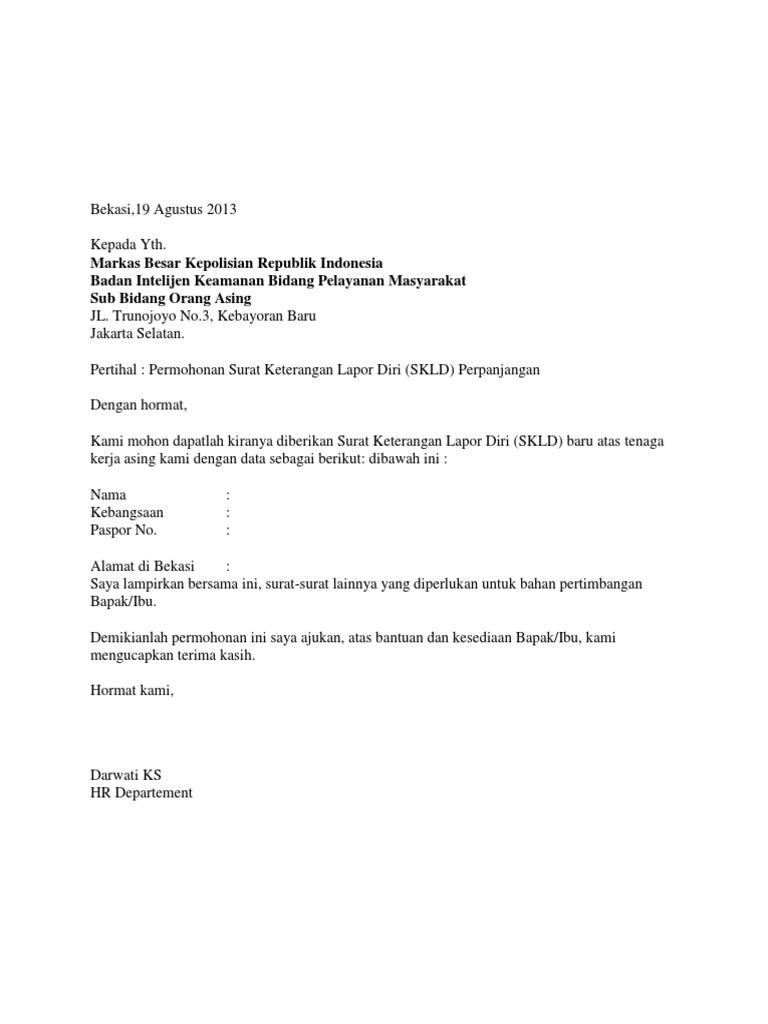 Contoh Surat Sponsor Skld