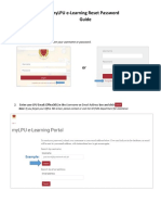 Mylpu E-Learning Reset Password Guide: 1. in The Login Page, Click Forgotten Your Username or Password