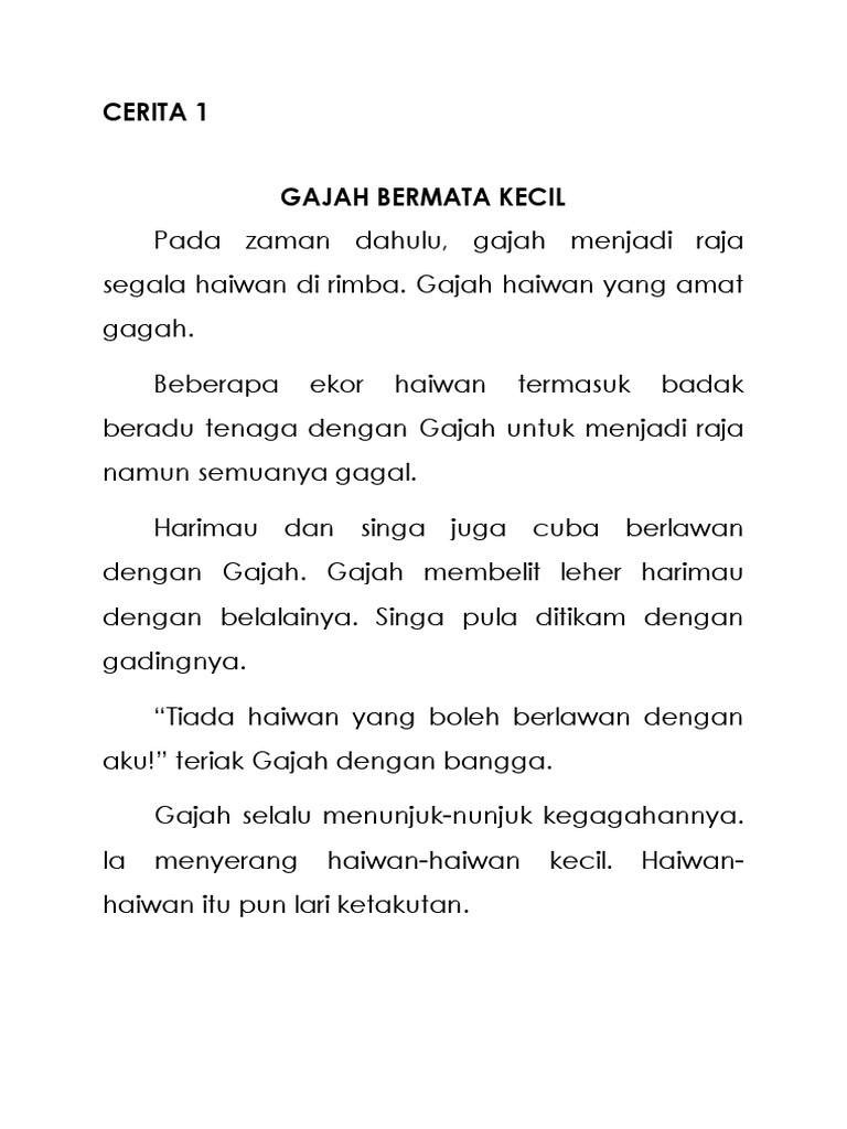 Cerita Kanak Kanak Pdf