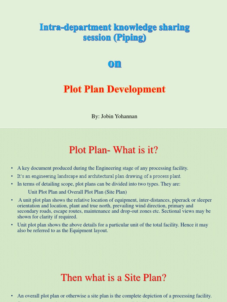 Plot Plan Development Overview | PDF | Furnace | Pump