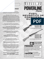 Powerline Model 880 Owners Manual (Spanish)