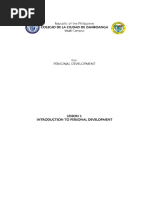 Republic of The Philippines Colegio de La Ciudad de Zamboanga Vitali Campus