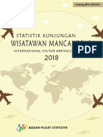 Statistik Kunjungan Wisatawan Mancanegara 2018